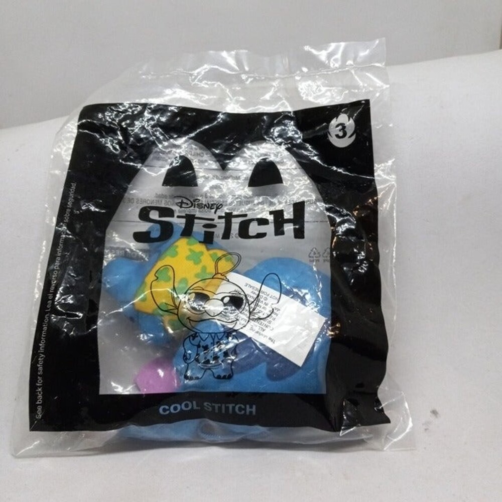 McDonald's Disney Stitch Happy Meal Toy-2022-#3 Cool Stitch-New In Bag